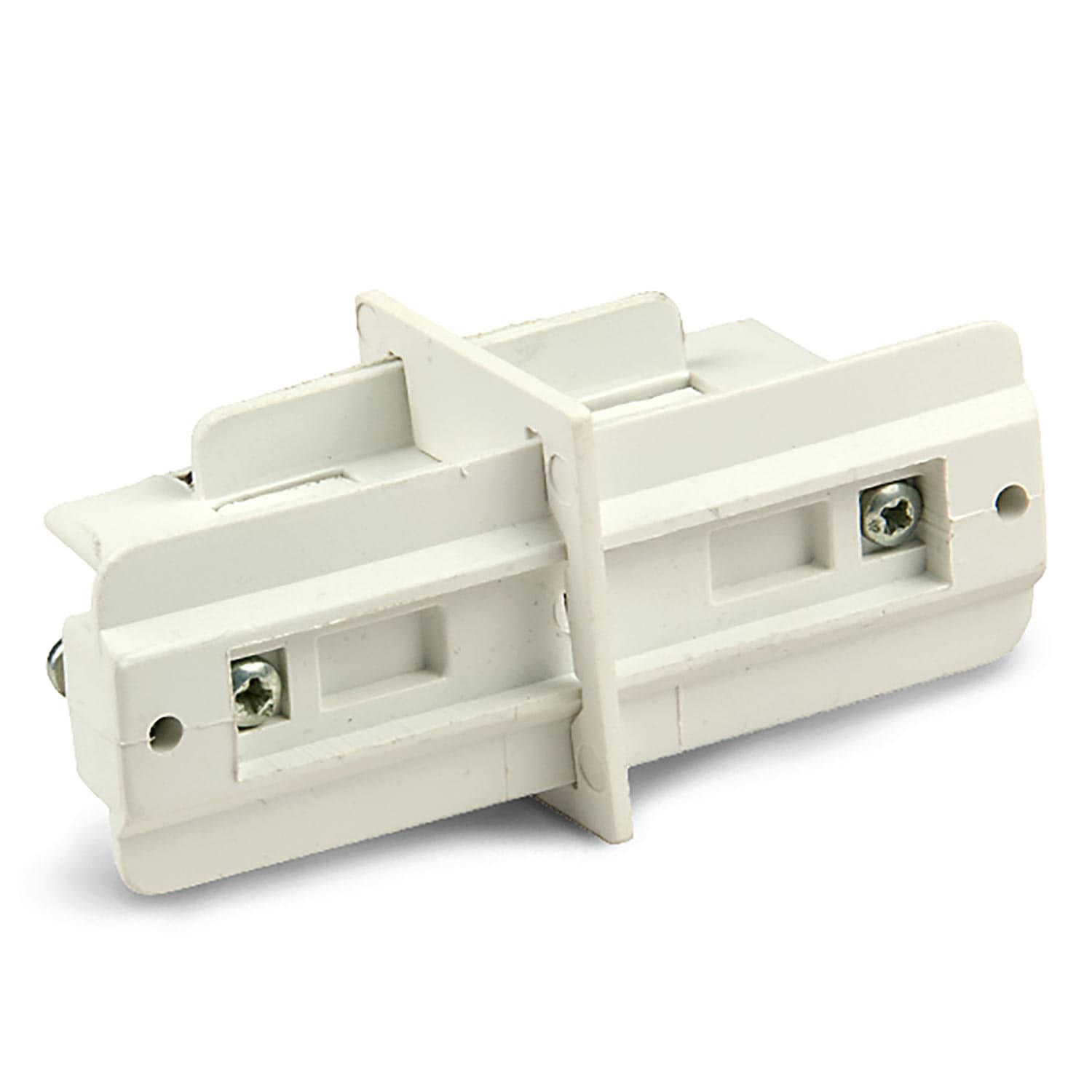 3-Phasen Classic Linear-Verbinder isoliert, weiß