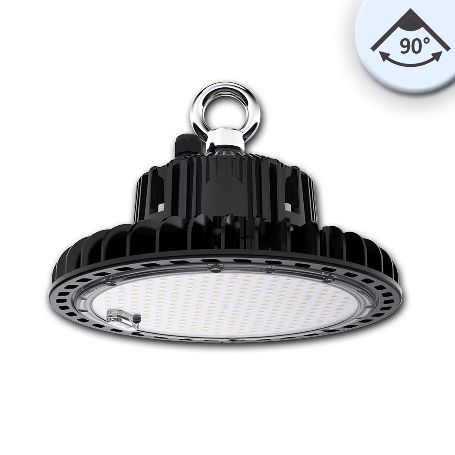 LED Hallenleuchte FL 120W, 90°, IK10, IP65, 1-10V dimmbar, kaltweiß