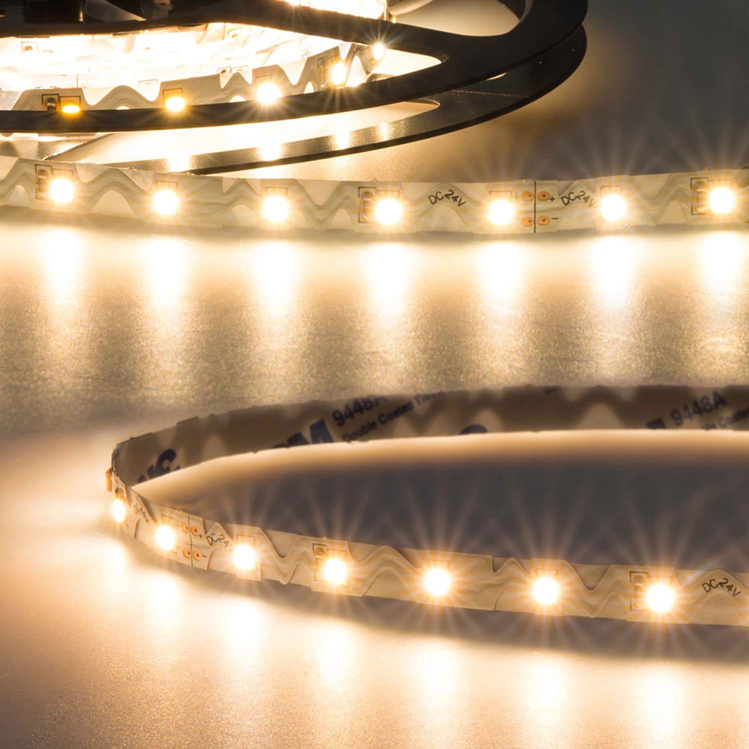 LED CRI930 Flexband Curve, 24V 12W, IP20 3000K, für Winkel und Ecken, 5m Rolle, 60 LED/m