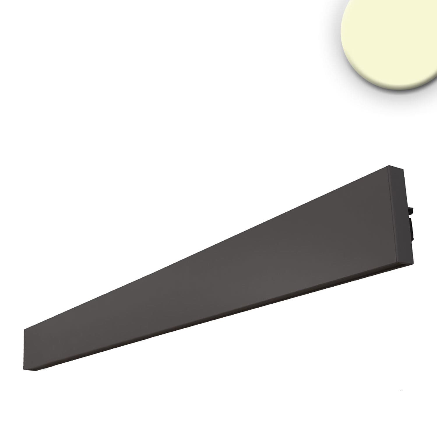 LED Wandleuchte Linear Up&Down 900, 910mm, 30W, IP40, schwarz, warmweiß