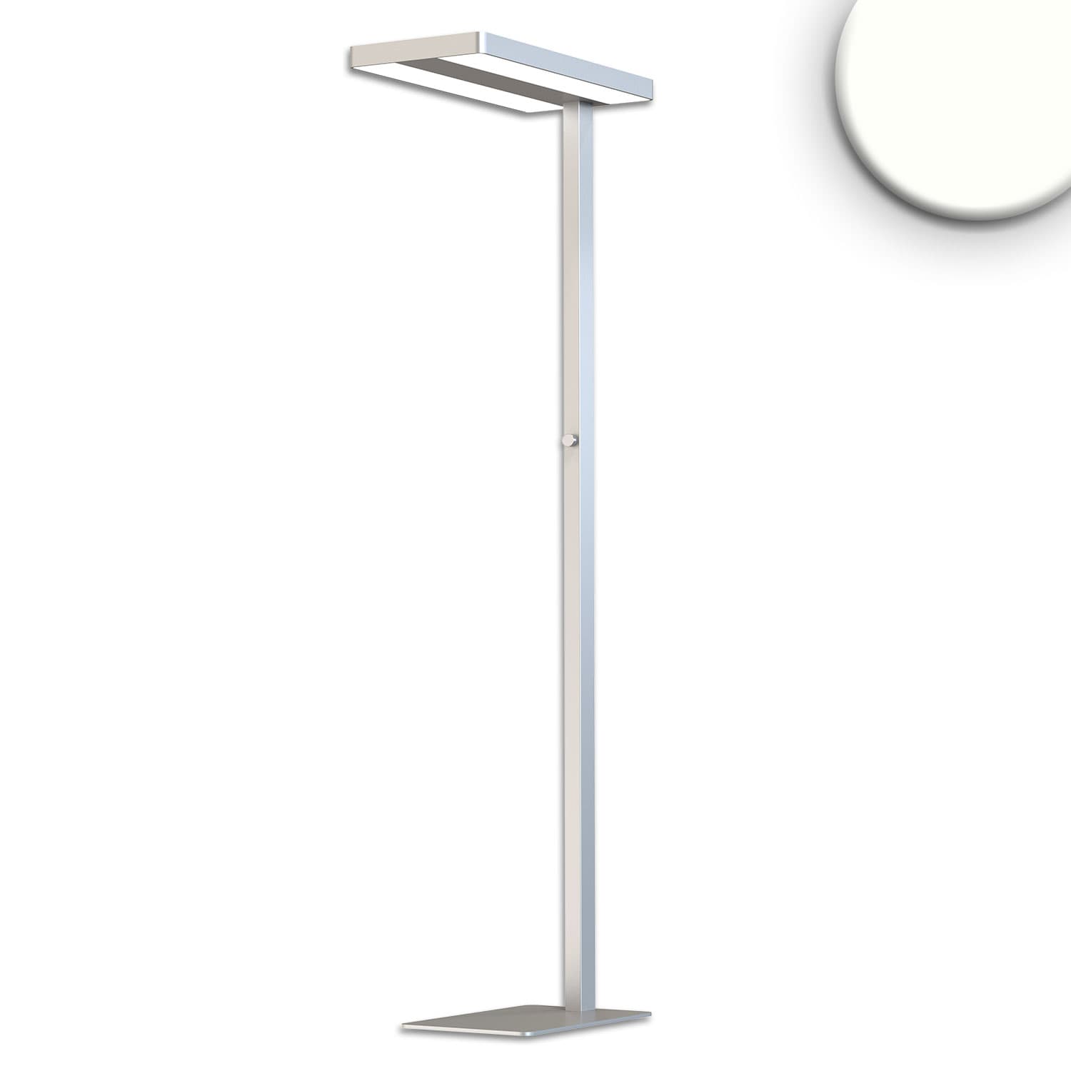 LED Office Pro Stehleuchte Up&Down, 40W+40W, Licht-/Bewegungssensor, UGR<19, neutralweiß, Dimm-Regl