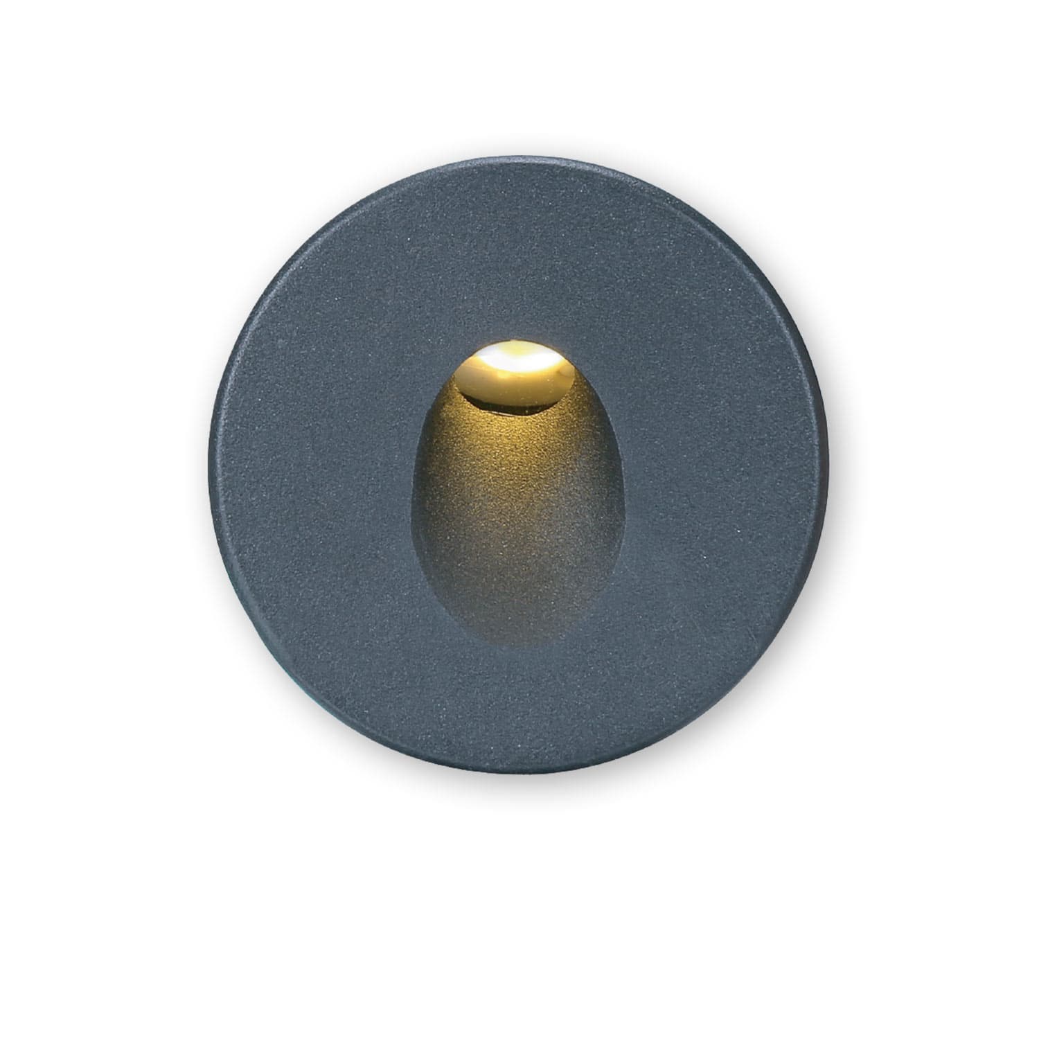 Cover Aluminium rund 1 schwarz für Sys-Wall68