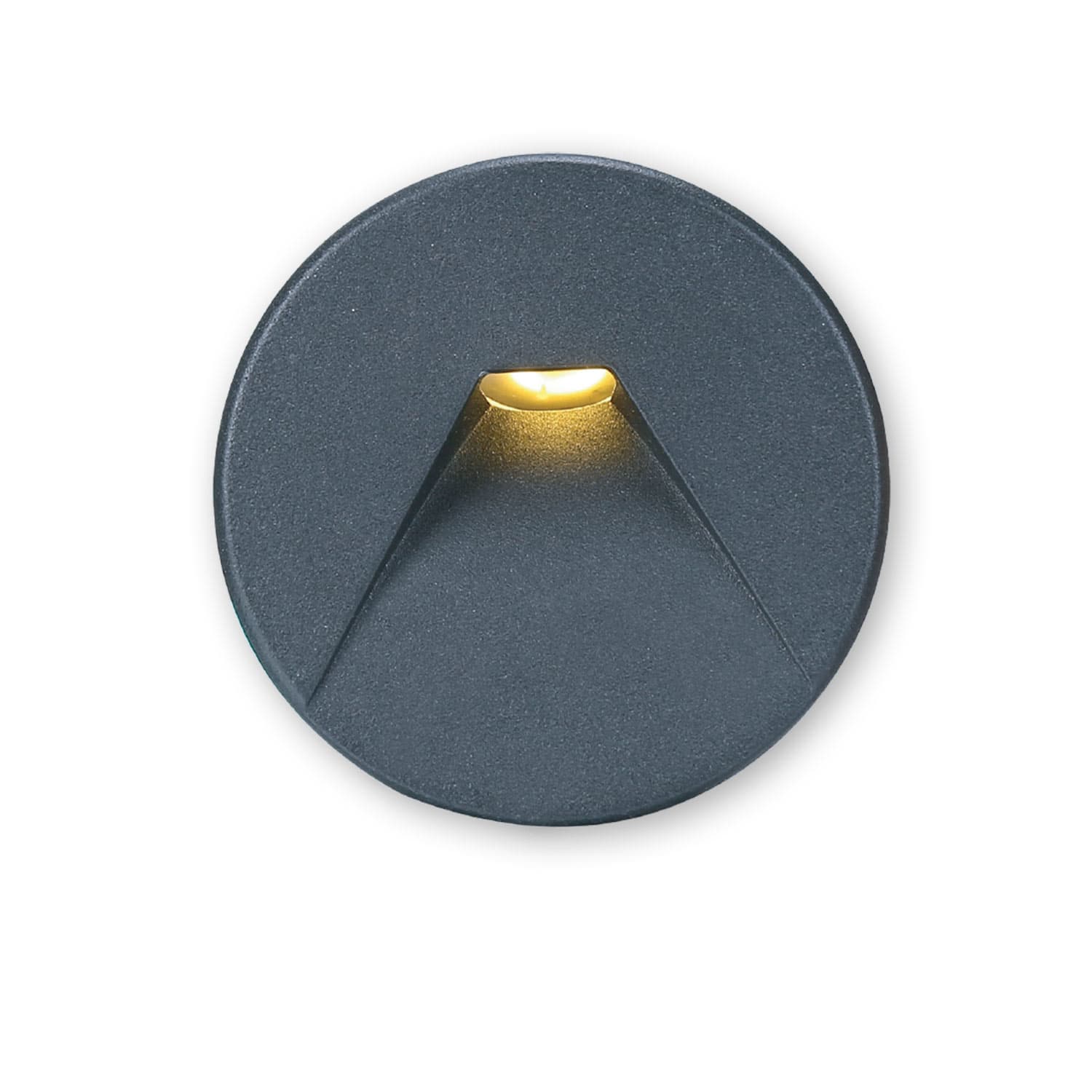 Cover Aluminium rund 2 schwarz für Sys-Wall68