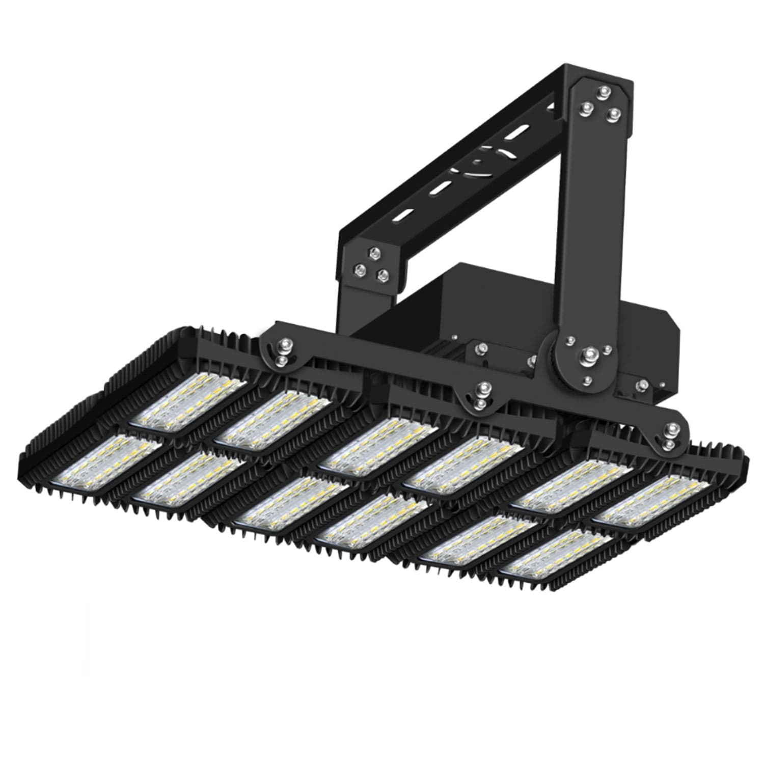 LED Flutlichtanlage 1.350W, 130x25°, 6 Module (Lichtpunkte), DALI dimmbar, 3000K, IP66