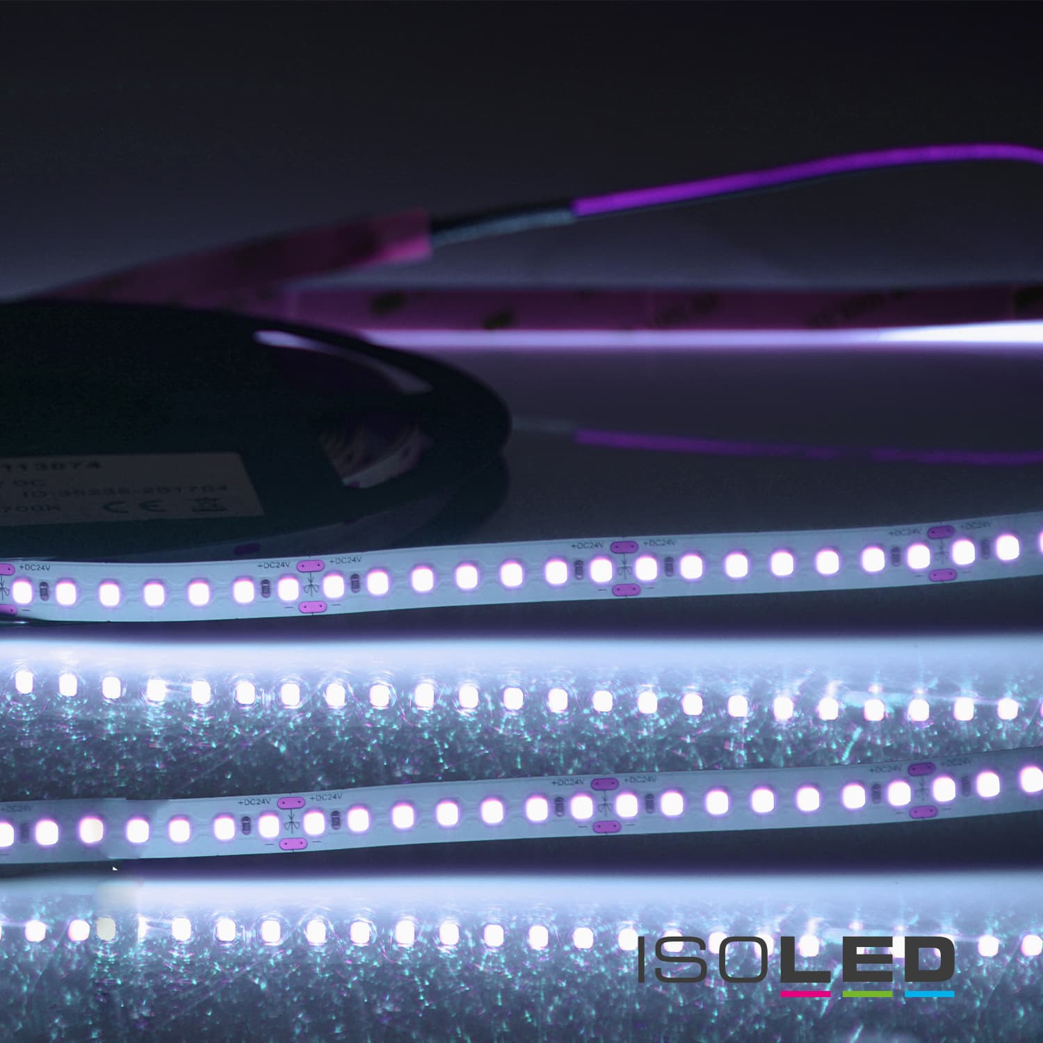 LED CRI Food Flexband Fish, 24V DC, 14,4W, IP20, 5m Rolle, 140 LED/m
