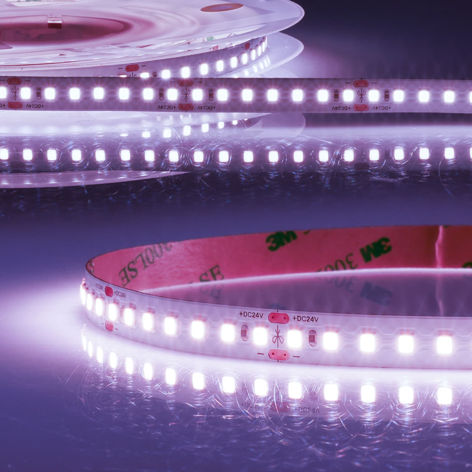 LED CRI Food Flexband Vegetable, 24V DC, 14,4W, IP20, 5m Rolle, 140 LED/m