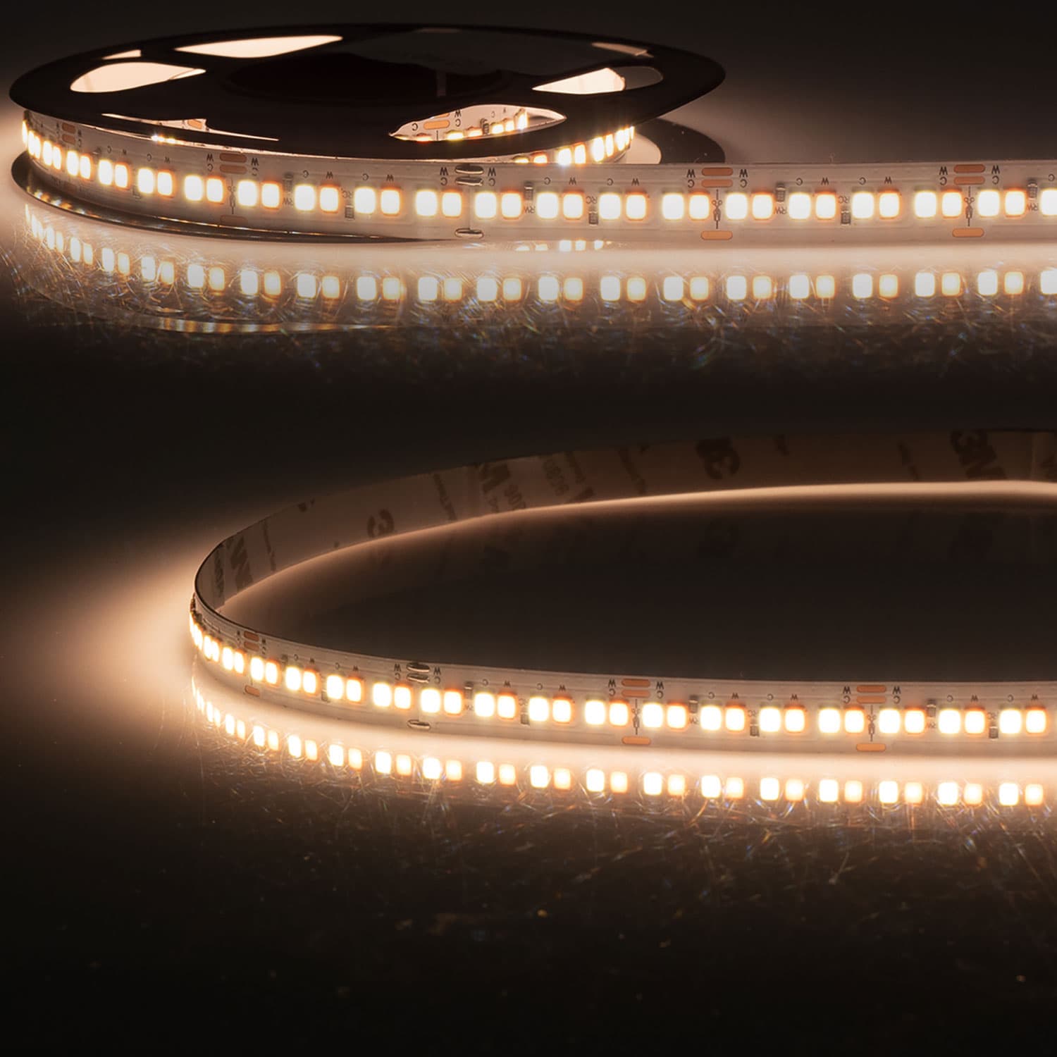 LED HEQ918/940 Linear CCT Flexband, 48V DC, 6W ww + 6W nw, IP20, 130 lm/W, 5m Rolle, 256 LED/m