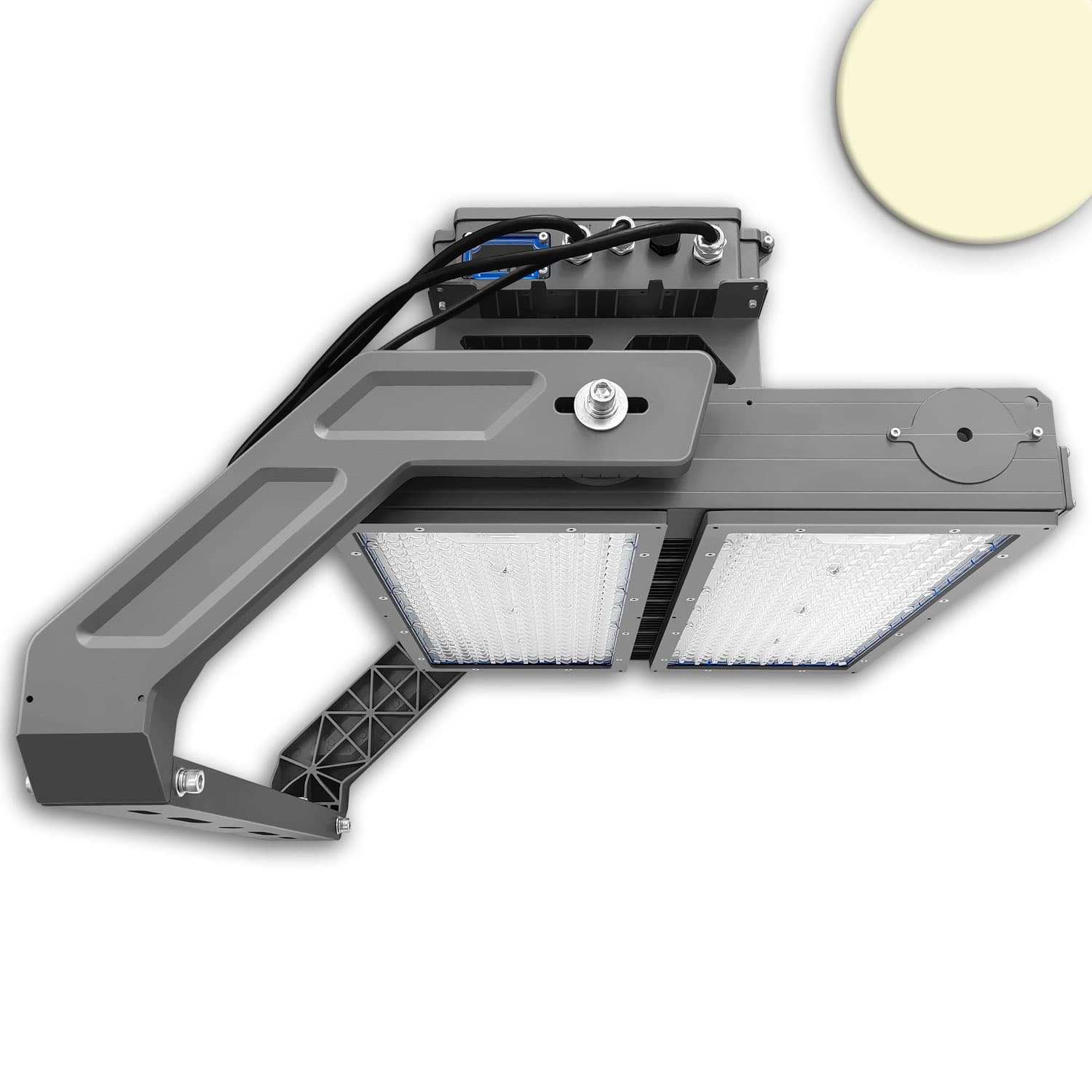 LED Flutlichtanlage LW 1.250W, 130x25°, 2 Module (Lichtpunkte), DALI dimmbar, warmweiß, IP66