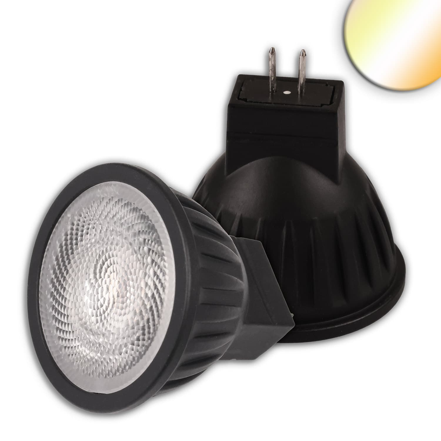 MR11 24V LED Sunset 3.5W, 38°, CRI90, 2200-3000K Dimm-to-warm