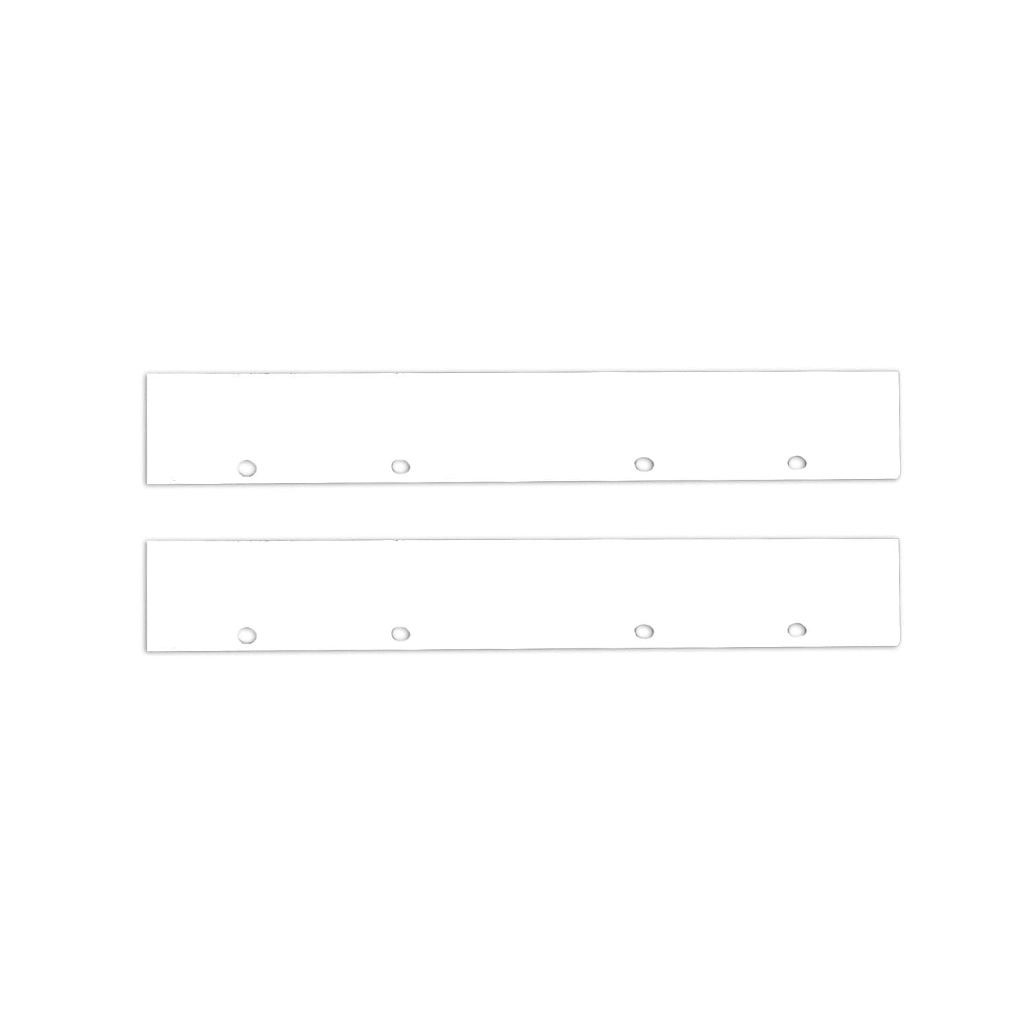 Endkappe Alu EC128 für Curtain10 DOUBLE, 2 Stück, weiß