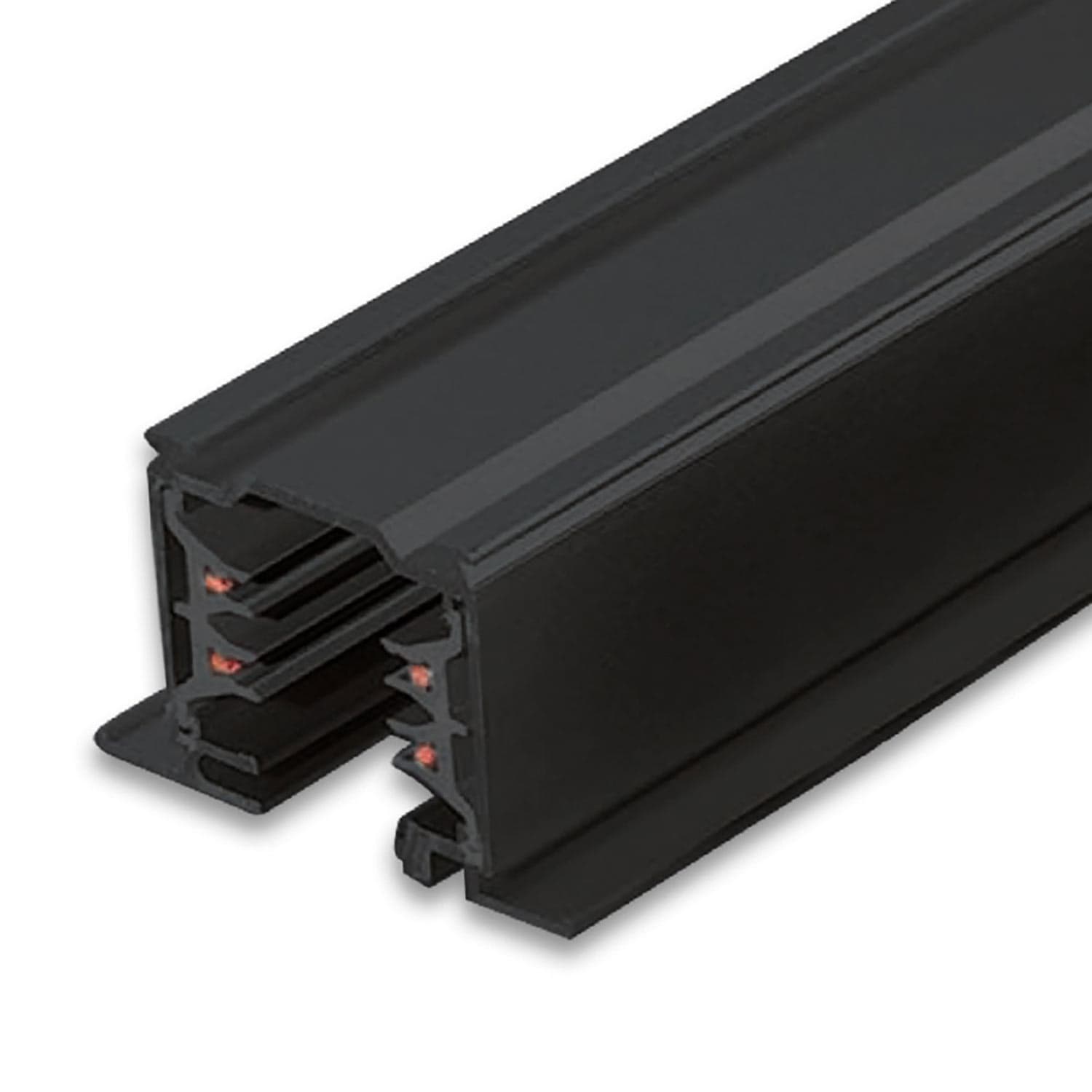 3-Phasen Classic Einbau-Stromschiene, 2m, schwarz