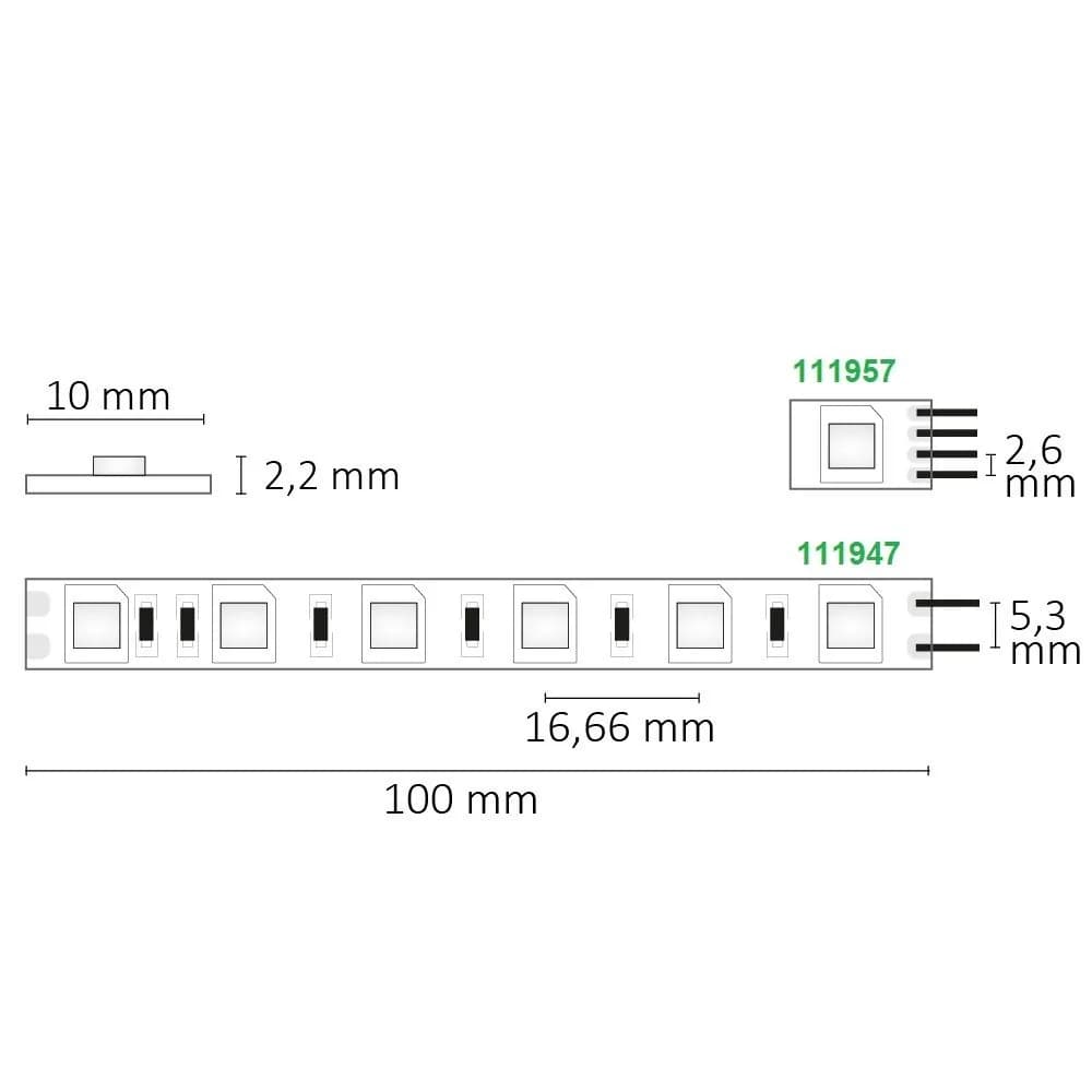 LED SIL Flexband Serie IP20 einfärbig