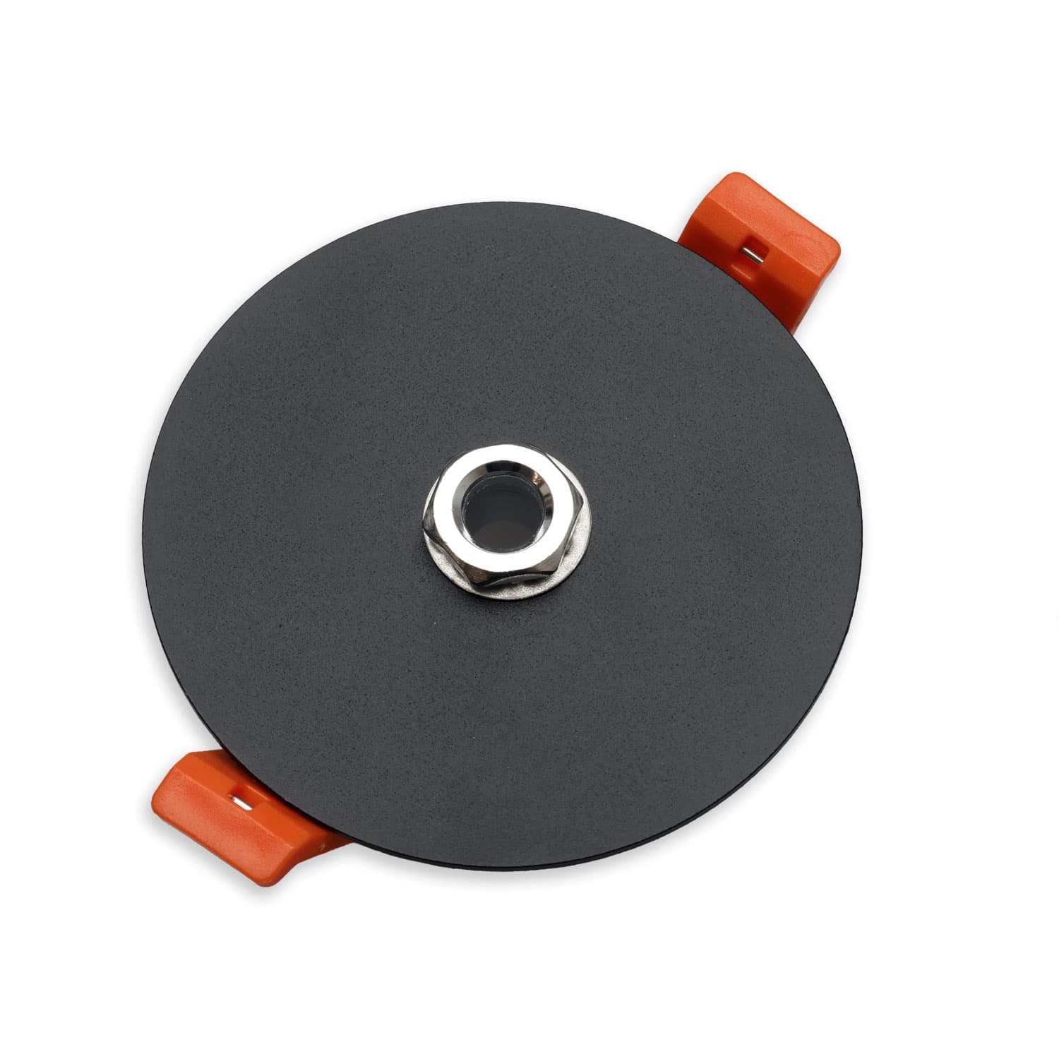 Einbau Deckenbaldachin rund, max. 68mm Ausschnitt, AD 85mm, max. 9mm Kabeldurchm, schwarz